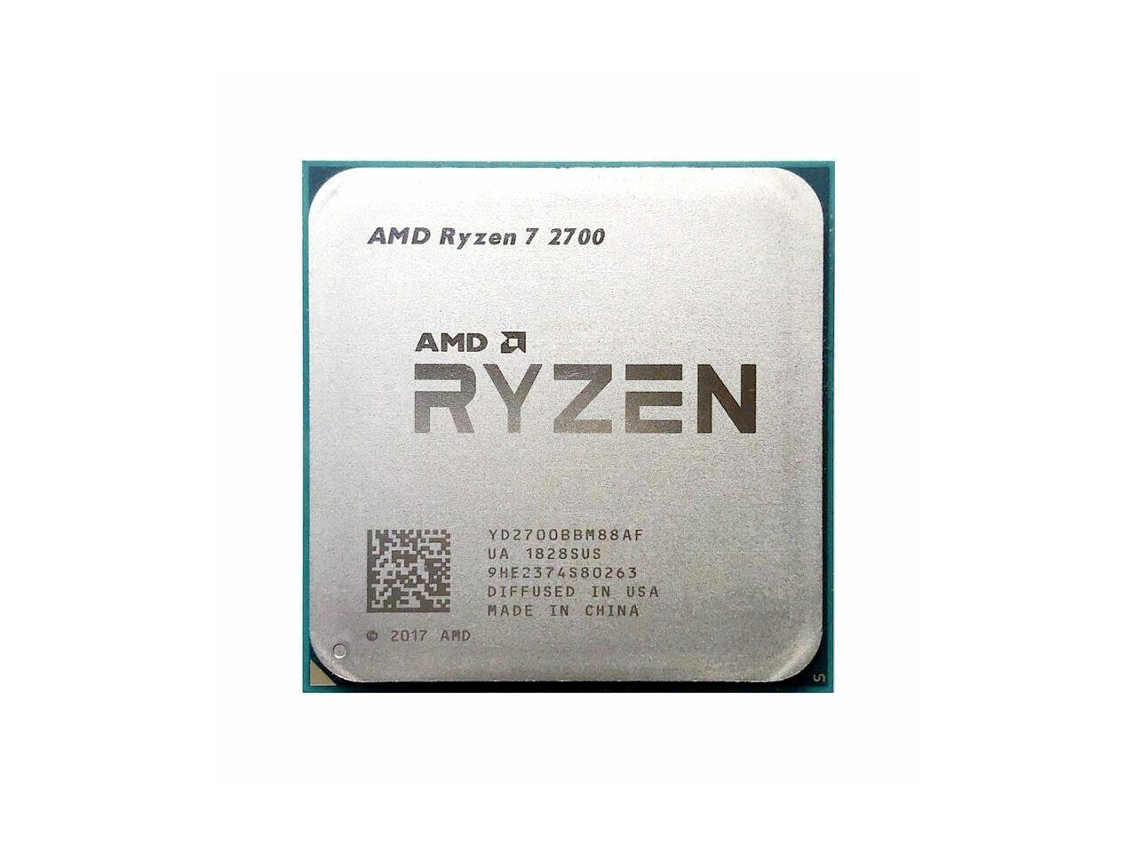 AMD RYZEN 7 2700 8-Core 3.2 GHz (4.1 GHz Max Boost) Socket AM4 65W YD2700BBAFBOX Desktop Processor - OEM