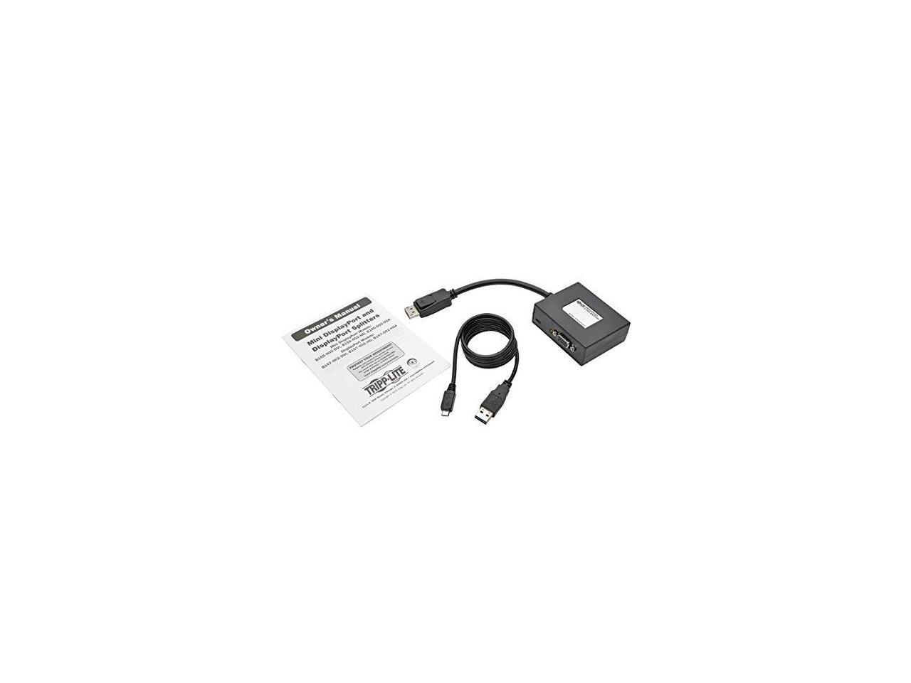 Tripp Lite Mfg Co. 2Port Dp To Vga Splitter (B157-002-VGA)