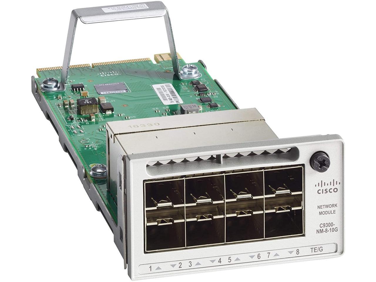 Cisco - C9300-NM-8X - Cisco Catalyst 9300 8 x 10GE Network Module - For Data Networking 8 10GBase-X Network - Twisted