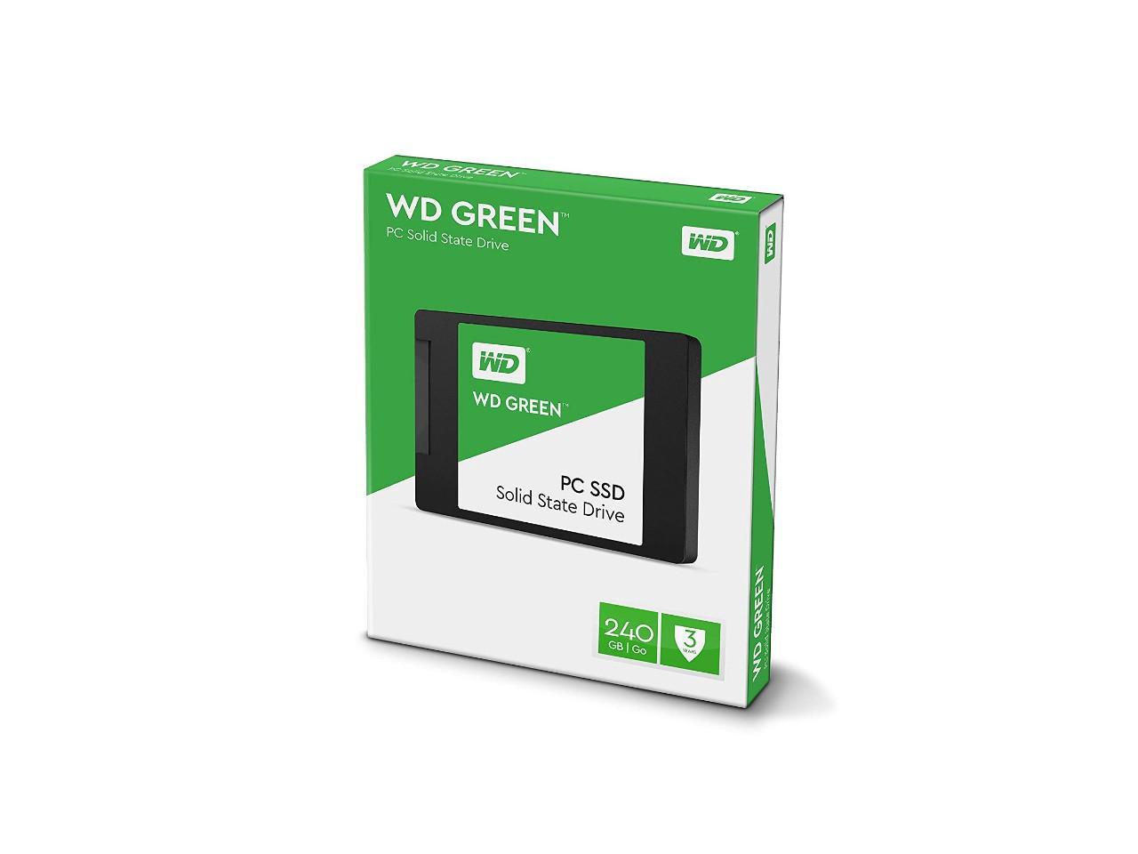 WD Green 2.5" 240GB SATA III Internal Solid State Drive (SSD) WDS240G1G0A