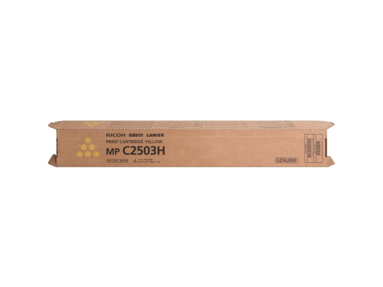 RICOH OEM Toner Cartridge, YELLOW, yield 9,500 841919
