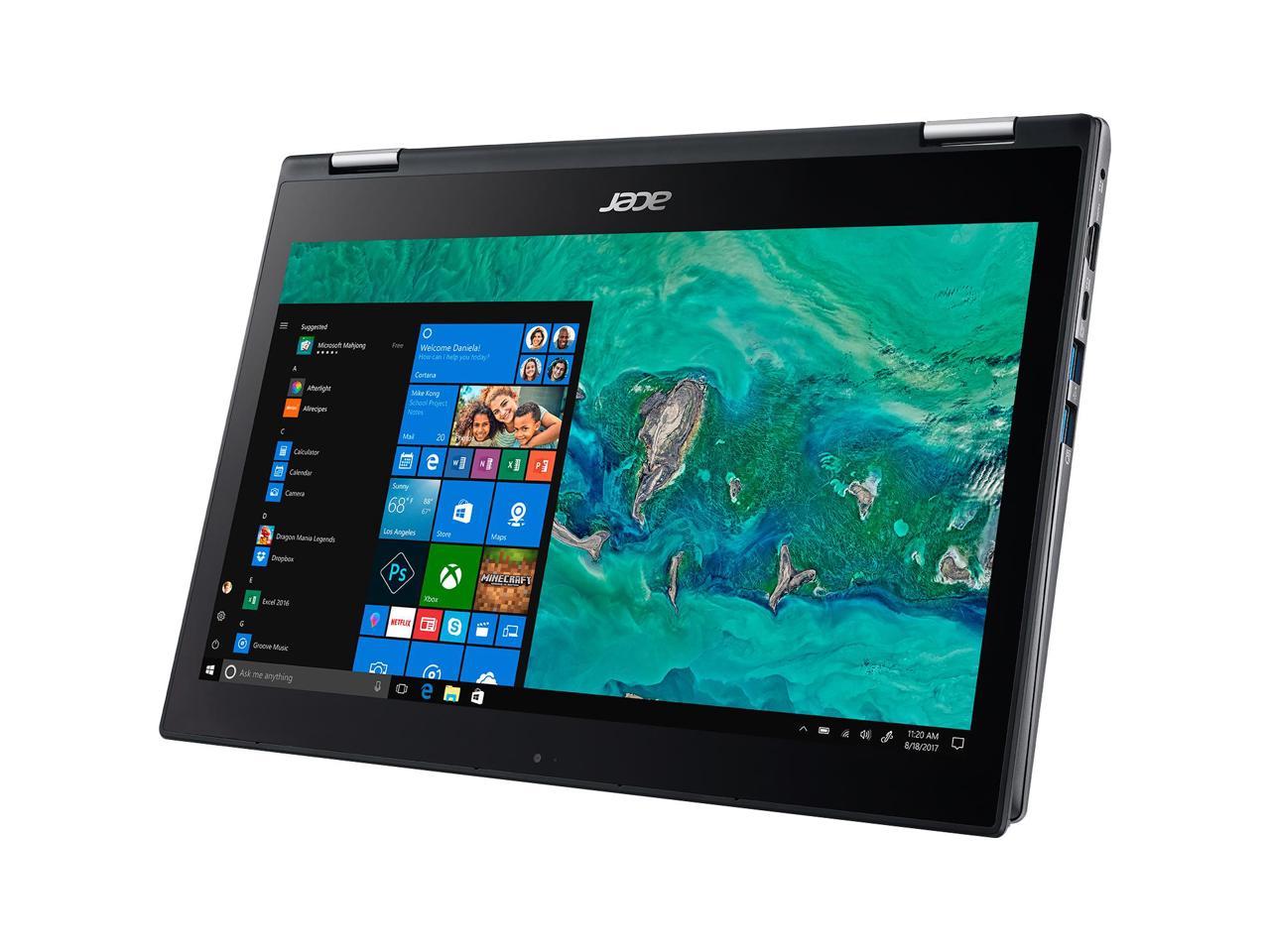 Acer Spin 5 SP513-53N-70KD 13.3" Touchscreen 2 in 1 Notebook - 1920 x 1080 - Core i7 i7-8565U - 16 GB RAM - 512 GB SSD - Steel Gray