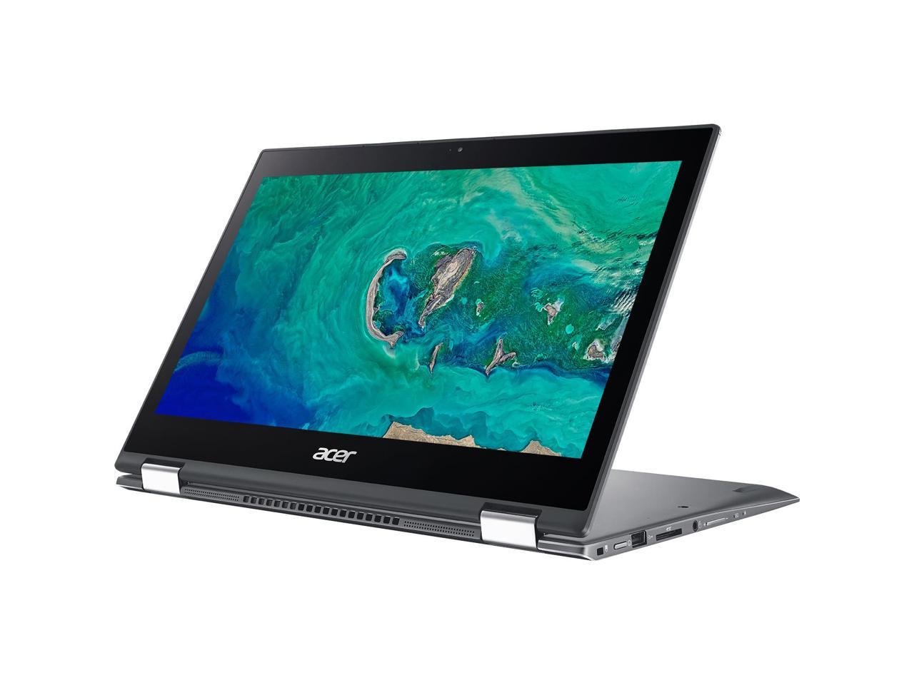 Acer Spin 5 SP513-53N-70KD 13.3" Touchscreen 2 in 1 Notebook - 1920 x 1080 - Core i7 i7-8565U - 16 GB RAM - 512 GB SSD - Steel Gray