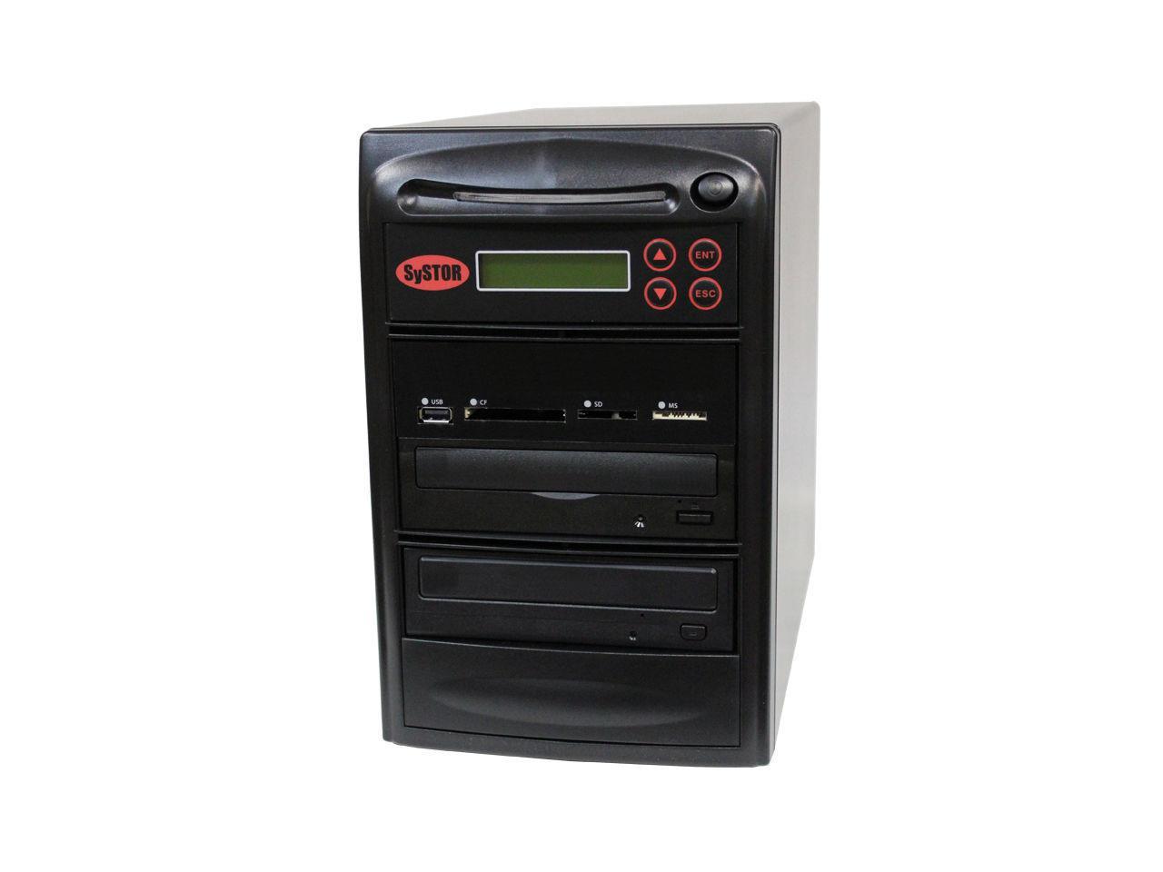 SySTOR 1-1 USB/SD/CF/MS/MMC Multiple Media Flash Backup Copier CD DVD Duplicator