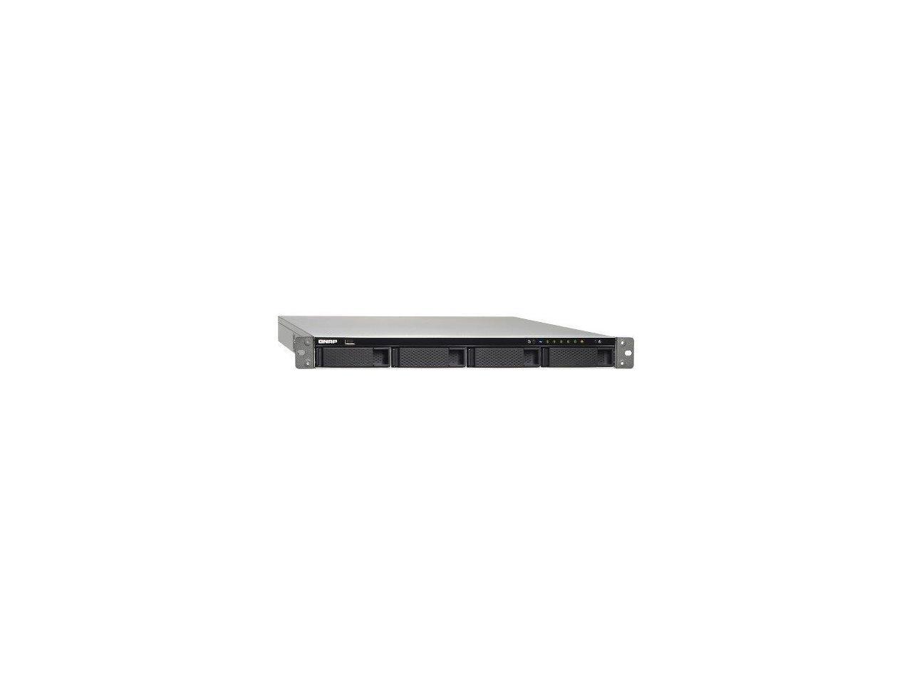 QNAP High-performance Quad-core 10GbE NAS - AMD G-Series GX-420MC Quad-core (4 Core) 2 GHz - 4 x HDD Supported - 4 x SSD Supported - 4 GB RAM DDR3L SDRAM - Serial ATA/600 Controller - RAID Supported 0