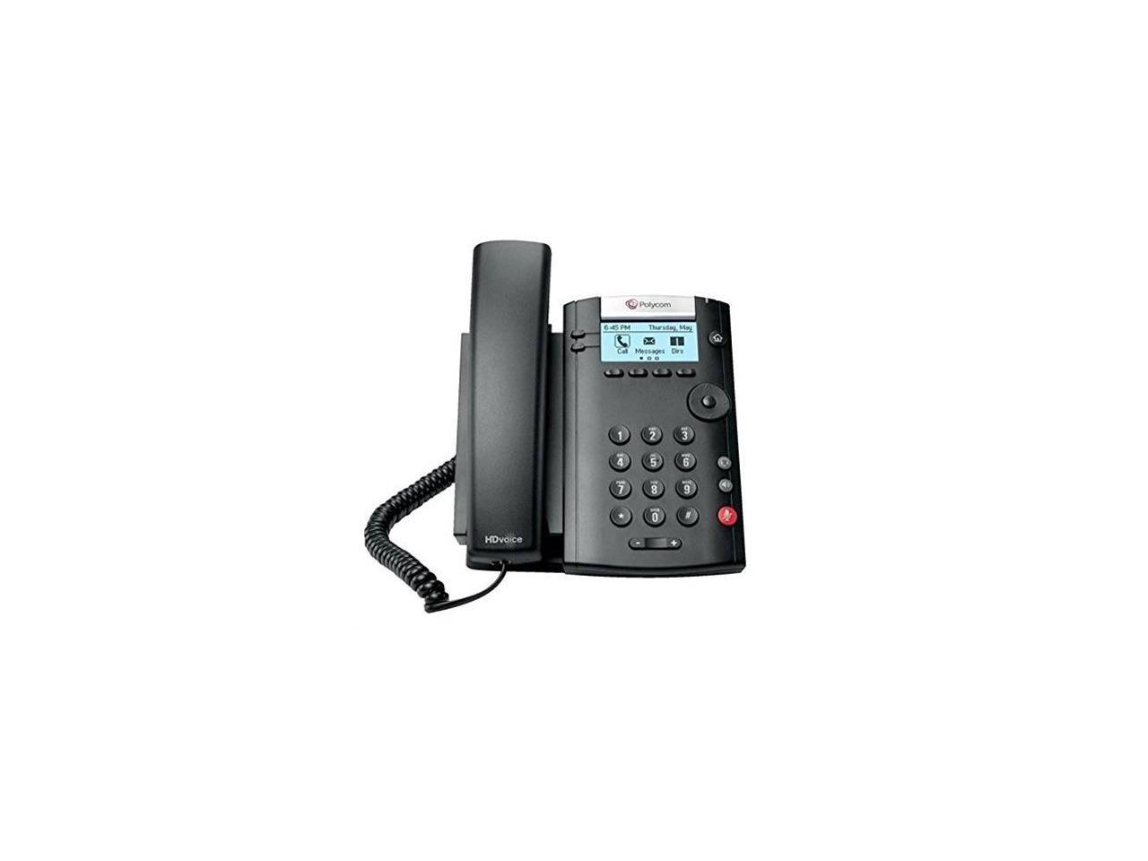 Polycom VVX 201 (2200-40450-025) 2-line Desktop Phone PoE