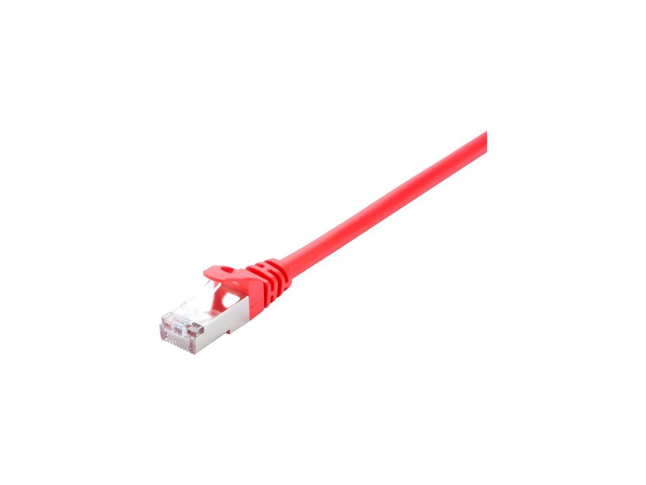 V7-CABLES V7CAT6STP-01M-RED-1E 3FT 3.3FT CAT6 RED STP NETWORK