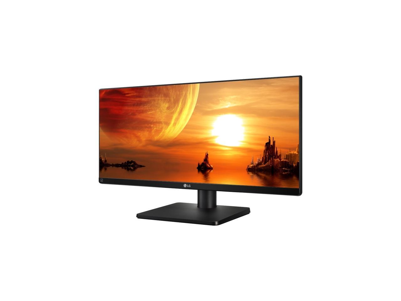 LG 29UB67-B Black(Texure) 29" Class QHD IPS Multi-Tasking Monitor, sRGB over 99%, 300 cd/m2, Anti-Glare, HDMI, DVI-D, Display Port, USB, Pivot