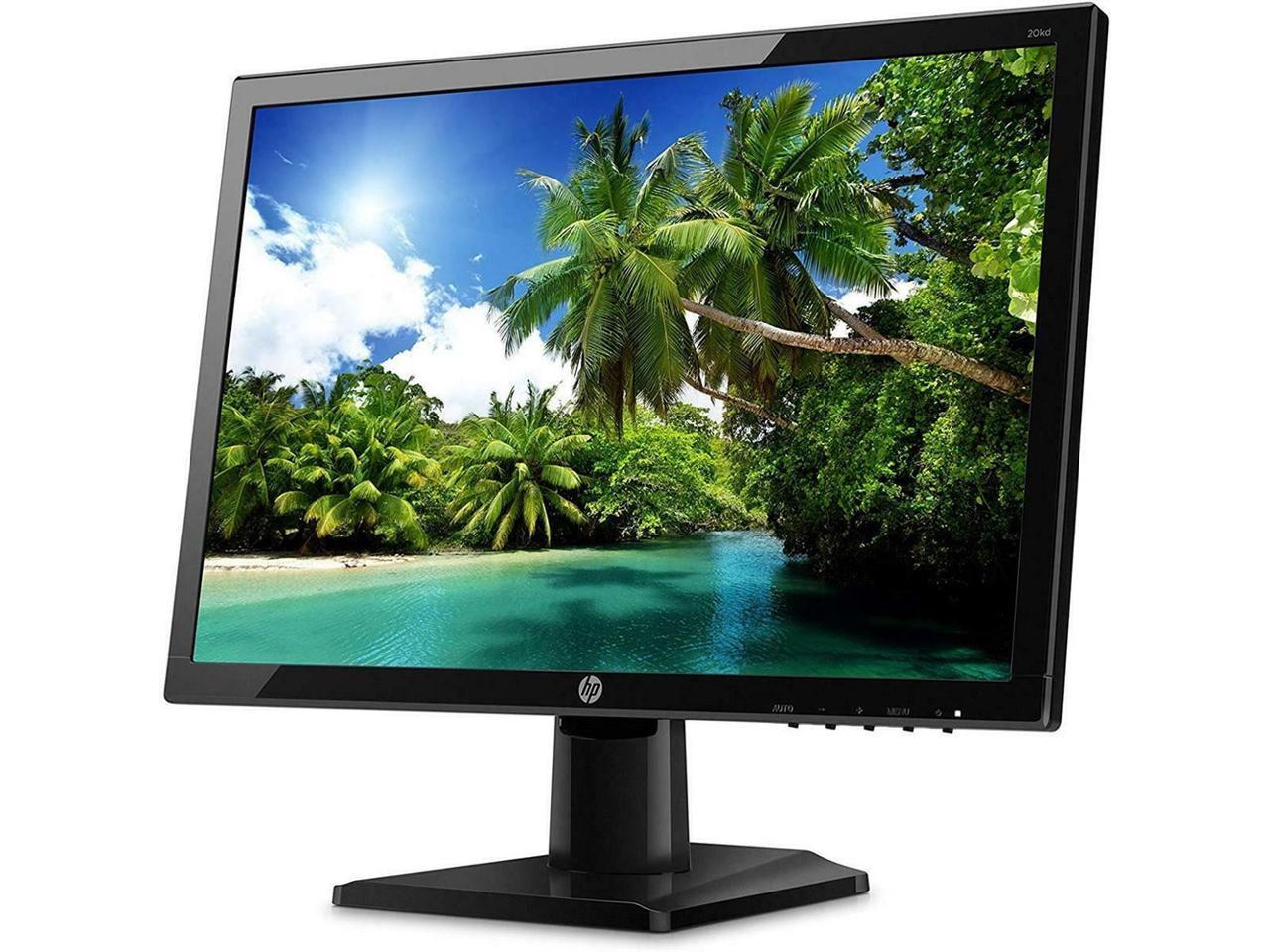 HP 20kd 19.5" IPS Monitor with LED Backlight, Tilt, VGA and DVI-D Ports T3U83AA