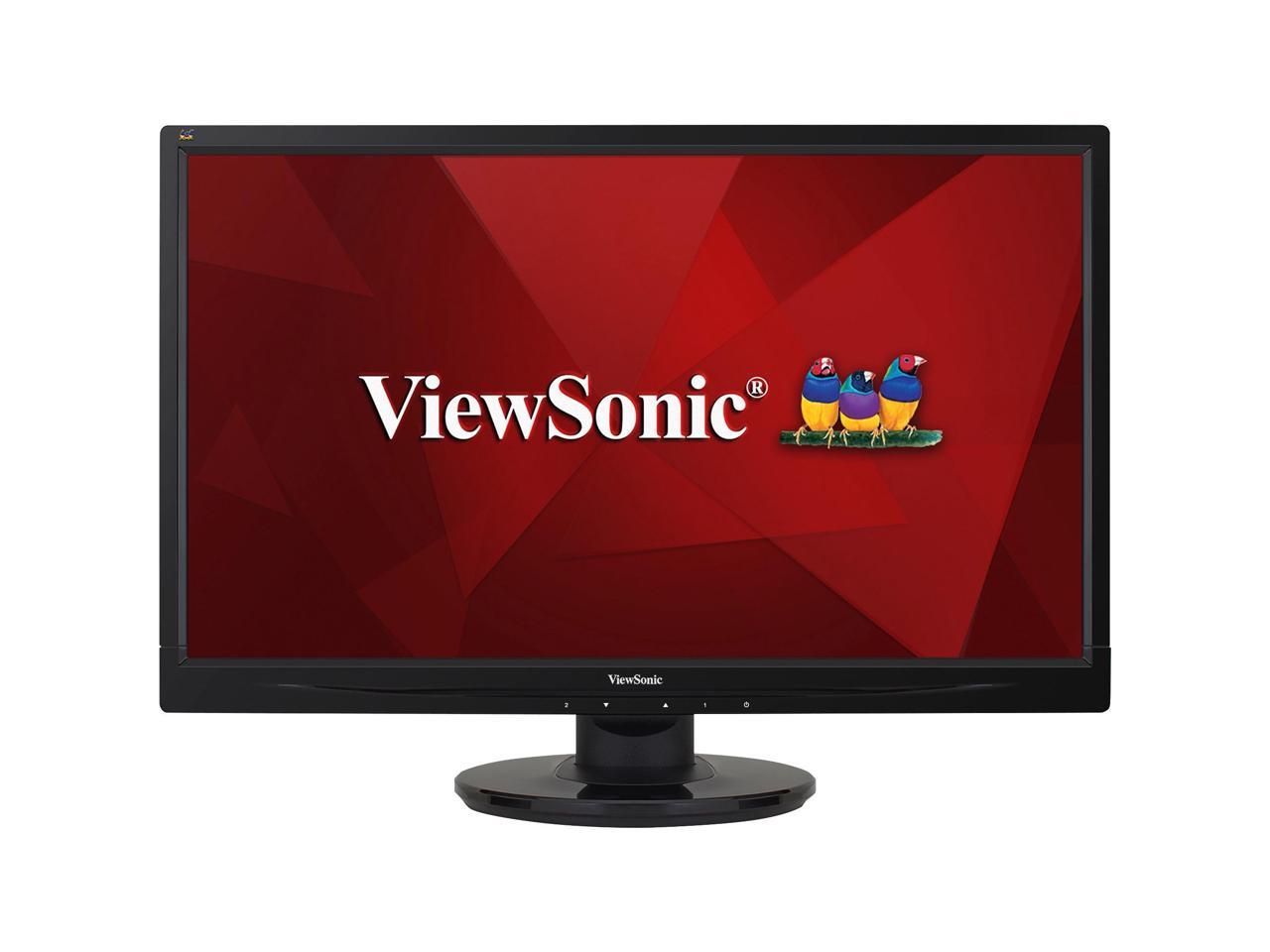 ViewSonic VA2246MH-LED 22" (Actual size 21.5") Full HD 1920 x 1080 5ms (GTG) VGA HDMI Built-in Speakers Anti-Glare LED Backlight LCD Monitor