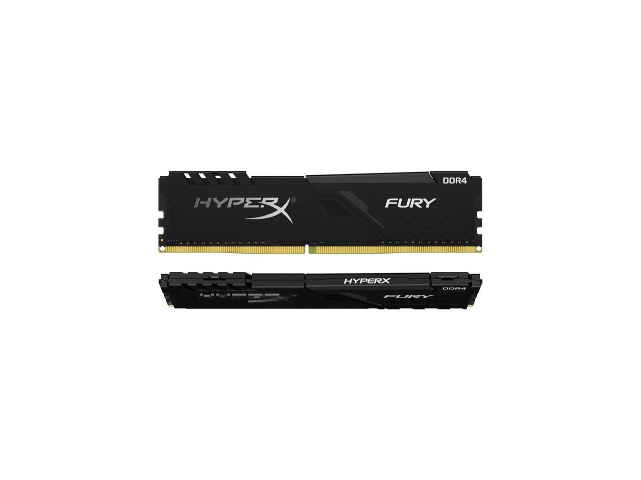 HyperX FURY - DDR4 - 32 GB: 2 x 16 GB - DIMM 288-pin - 3600 MHz / PC4-28800 - CL17 - 1.35 V - unbuffered - non-ECC - bla