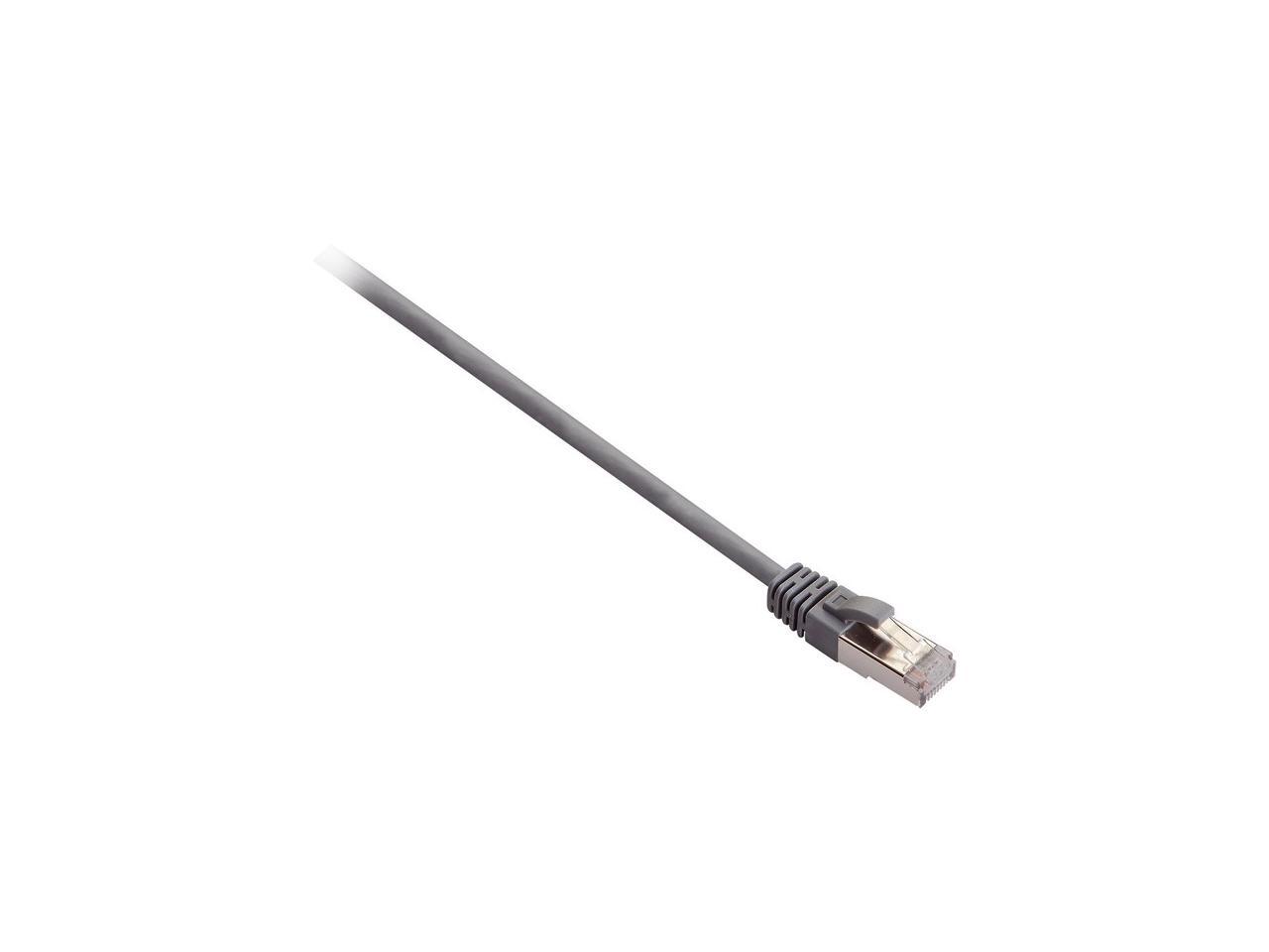V7 Grey Cat5e Shielded (Stp) Cable Rj45 Male To Rj45 Male 2M 6.6Ft