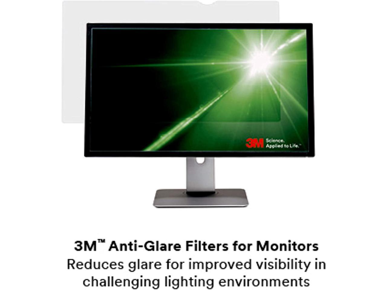 3M Antiglare Frameless Filter for 19.5" Widescreen Monitor, 16:9 Aspect Ratio