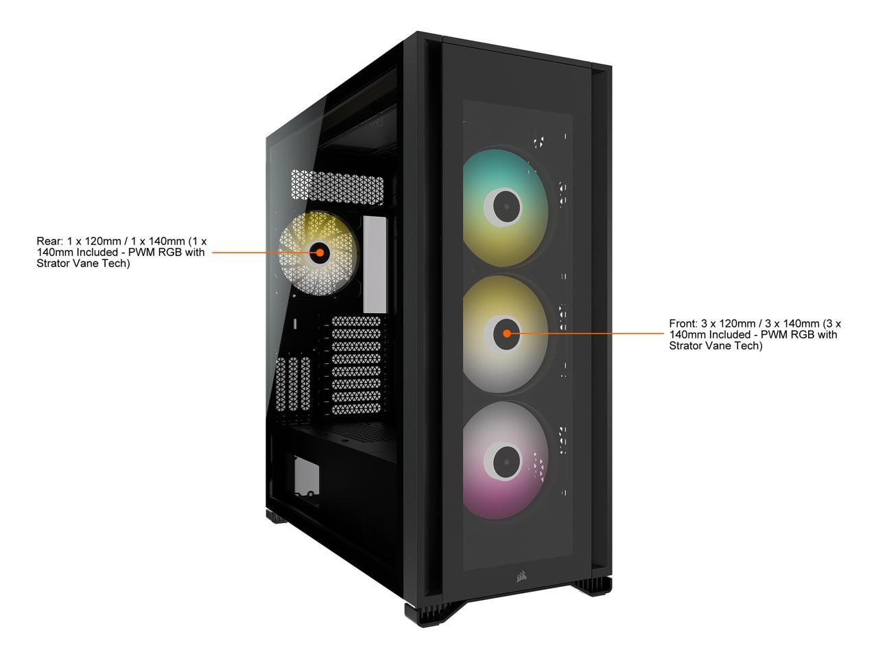 CORSAIR iCUE 7000X RGB Full-Tower ATX PC Case