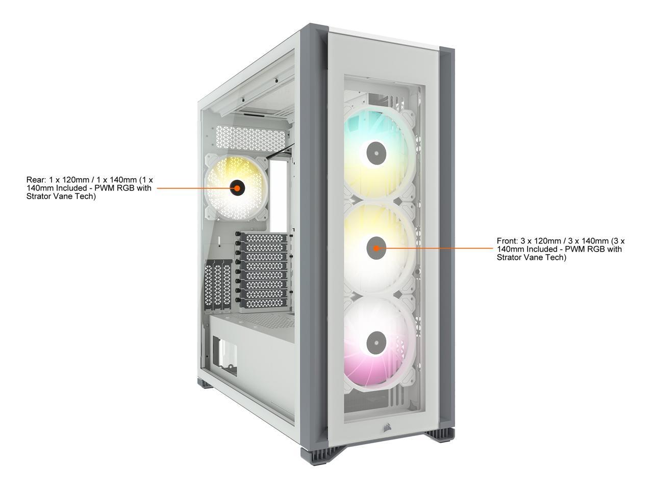 CORSAIR iCUE 7000X RGB Full-Tower ATX PC Case
