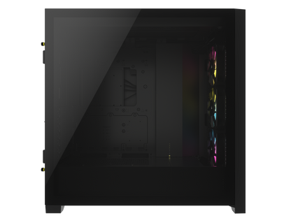 CORSAIR iCUE 5000D RGB AIRFLOW Mid-Tower Case, Black - 3x AF120 RGB ELITE Fans - iCUE Lighting Node PRO Controller - High-airflow Design