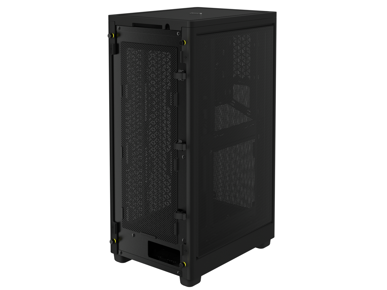 CORSAIR iCUE 2000D RGB AIRFLOW Mini-ITX PC Case - Black - Mini-ITX Form-Factor - Steel Mesh Panels iCUE Lighting Node CORE Controller