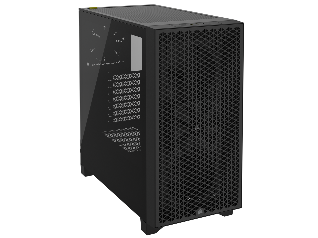 CORSAIR 3000D AIRFLOW Mid-Tower PC Case - Black - 2x SP120 ELITE Fans - Four-Slot GPU Support – Fits up to 8x 120mm fans - High-Airflow Design