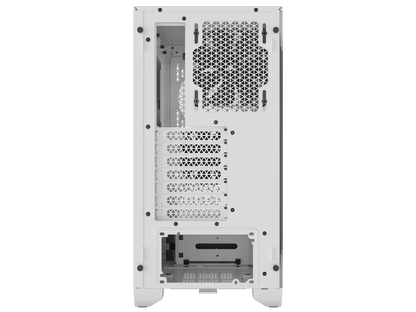 CORSAIR 3000D AIRFLOW Mid-Tower PC Case - White - 2x SP120 ELITE Fans - Four-Slot GPU Support – Fits up to 8x 120mm fans - High-Airflow Design