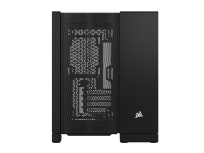 CORSAIR 2500D AIRFLOW Micro ATX Dual Chamber PC Case – Fully Mesh Front, Side, and Roof Panels – Fits up to 11x 120mm fans – 4x AIO Radiator Mounting Positions