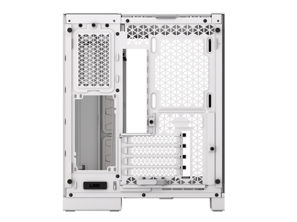 CORSAIR 2500D AIRFLOW Micro ATX Dual Chamber PC Case – White – Fully Mesh Front, Side, and Roof Panels – Fits up to 11x 120mm fans – 4x AIO Radiator Mounting Positions