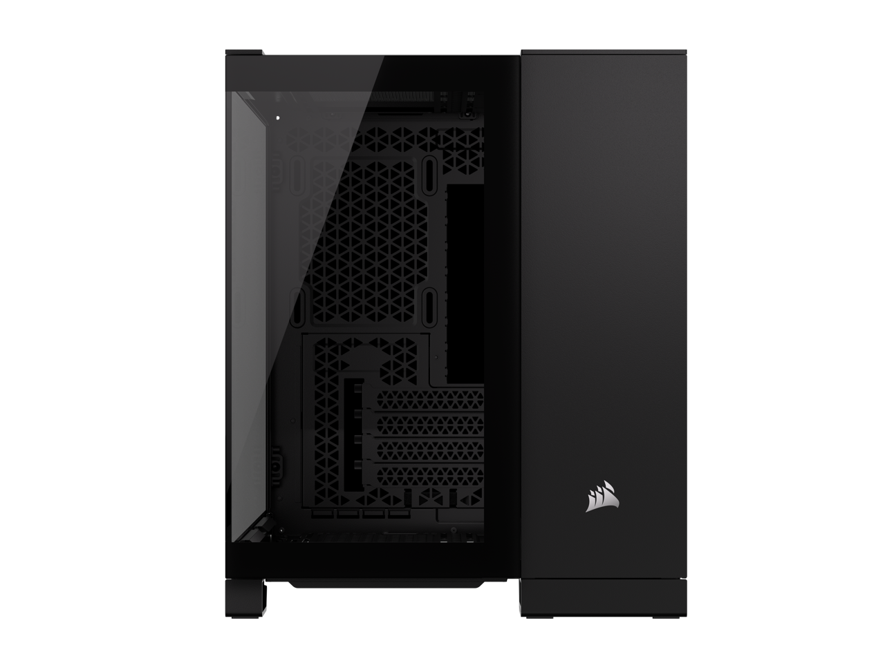 CORSAIR 2500X Micro ATX Dual Chamber PC Case –Tempered Glass Front Panels – Fits up to 9x 120mm fans – 3x Radiator Mounting Positions – Highly Customizable