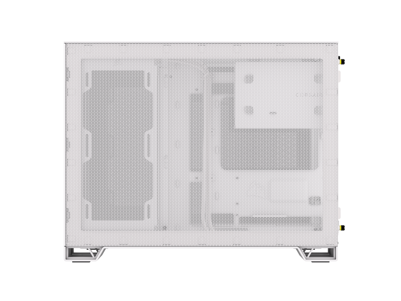 CORSAIR 2500X Micro ATX Dual Chamber PC Case –White – Tempered Glass Front Panels – Fits up to 9x 120mm fans – 3x Radiator Mounting Positions – Highly Customizable