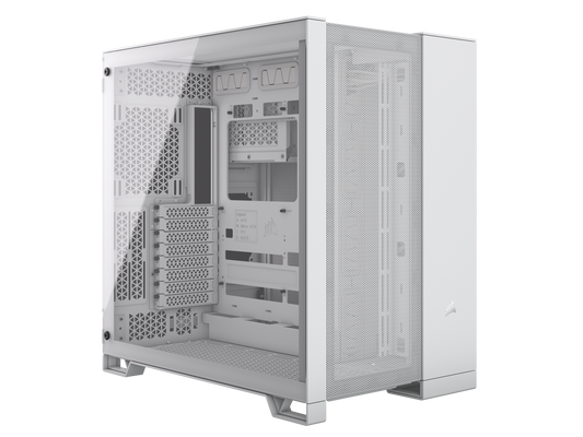 CORSAIR 6500D Airflow Tempered Glass Super Mid-Tower, White