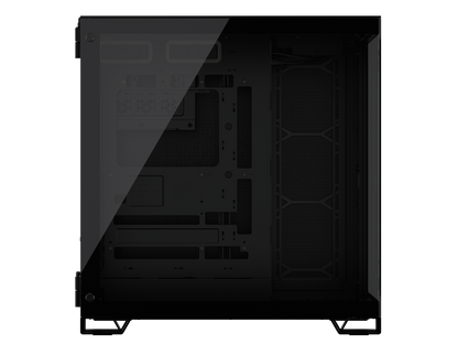 CORSAIR 6500X Mid-Tower Dual Chamber PC Case – Unobstructed view with wraparound front and side glass panels – Fits up to 10x 120mm fans – 4x Radiator Mounting Positions