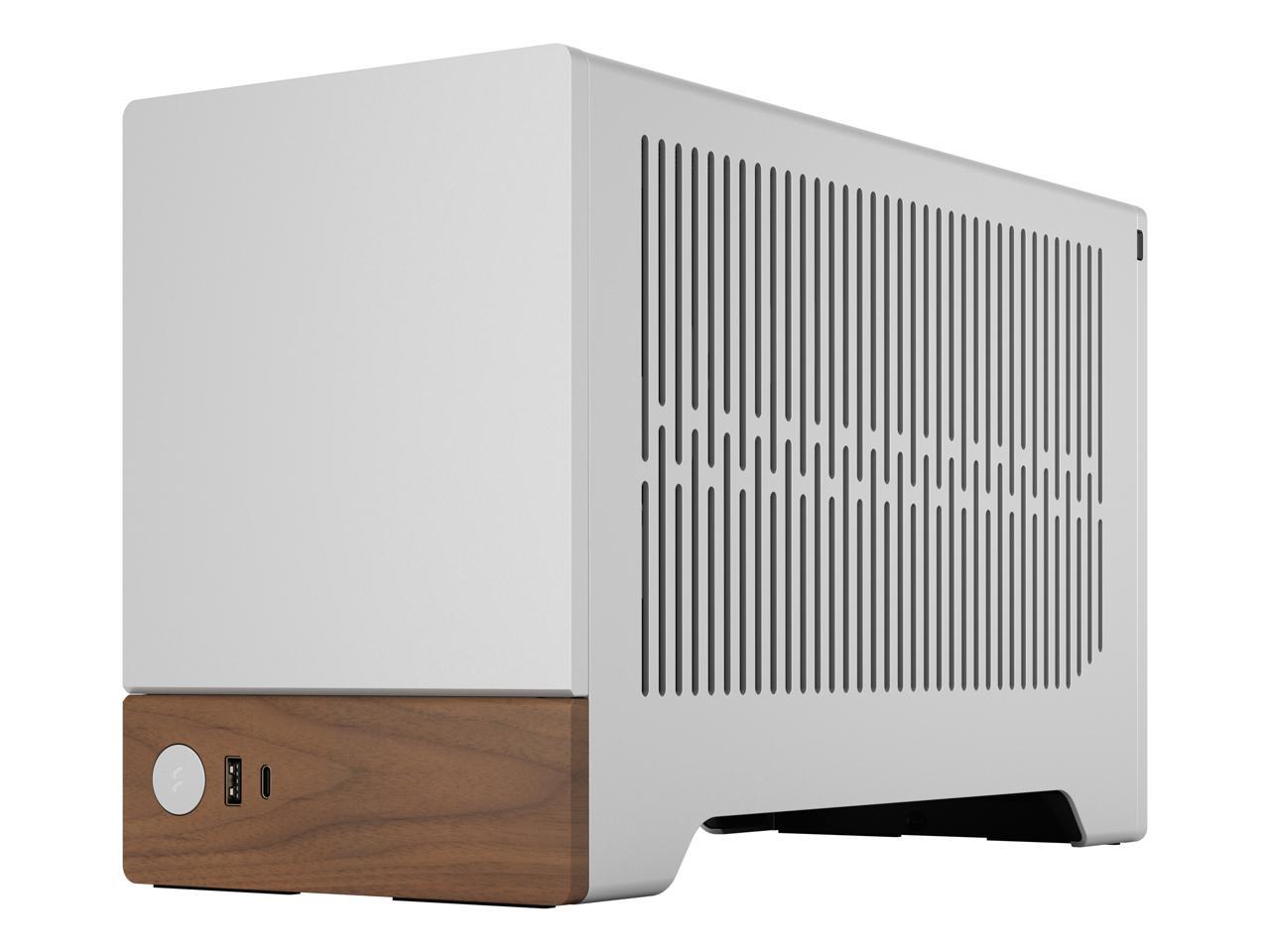 Fractal Design Terra Silver Mini-ITX Small Form Factor PC Case with PCIe 4.0 Riser