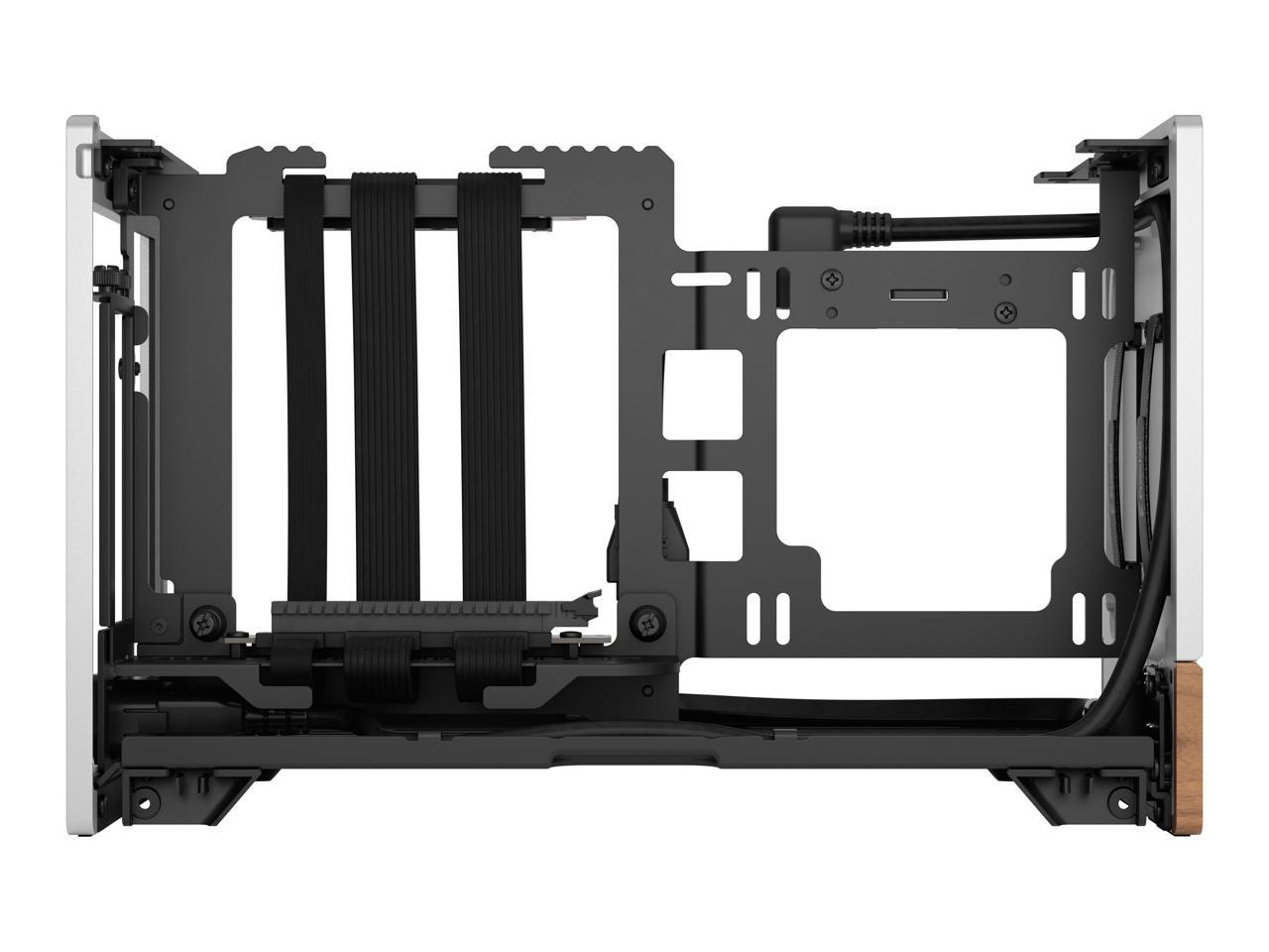 Fractal Design Terra Silver Mini-ITX Small Form Factor PC Case with PCIe 4.0 Riser