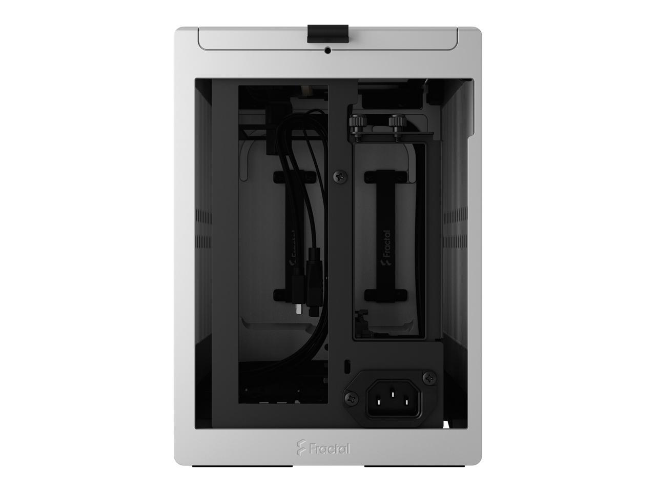 Fractal Design Terra Silver Mini-ITX Small Form Factor PC Case with PCIe 4.0 Riser