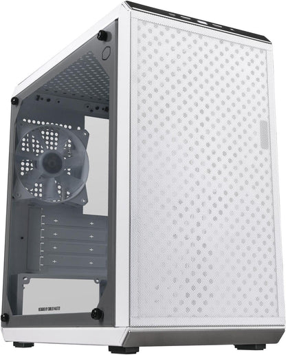 Cooler Master Q300L V2 Micro-ATX Tower, Magnetic Patterned Dust Filter, USB 3.2 Gen 2x2 (20GB), Tempered Glass Panel, CPU Coolers Max 159mm, GPU Max 360mm, Fully Ventilated Airflow (Q300LV2-KGNN-S00)
