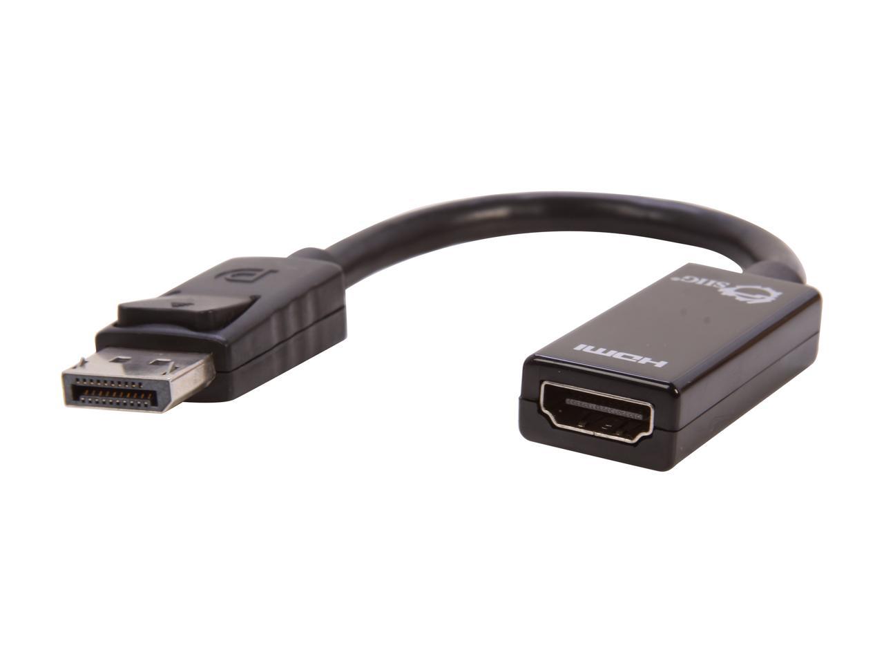 SIIG CB-DP0062-S1 DisplayPort to HDMI Adapter