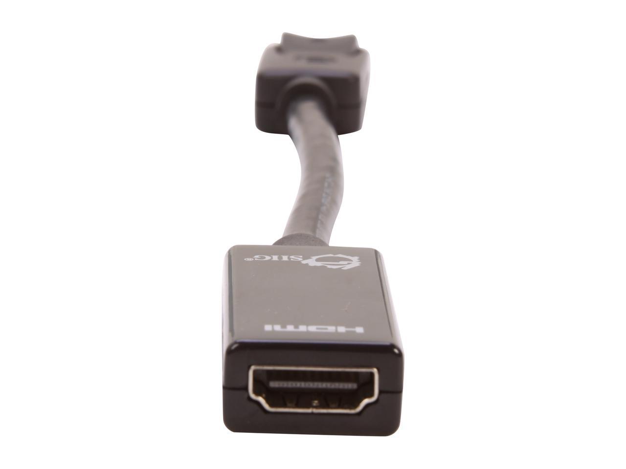 SIIG CB-DP0062-S1 DisplayPort to HDMI Adapter