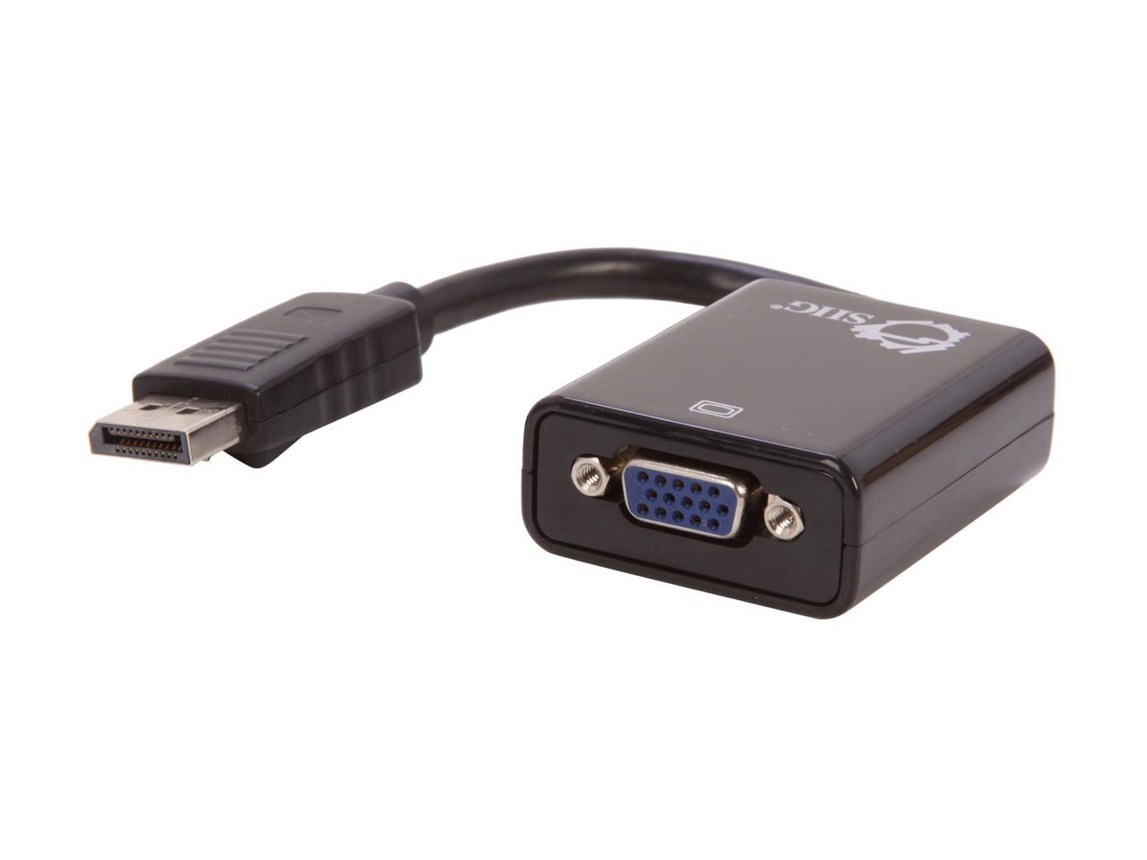 SIIG CB-DP0082-S1 DisplayPort to VGA Adapter Cable