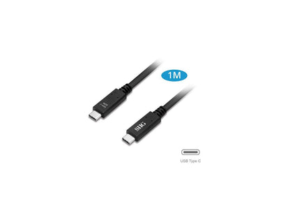 SIIG USB 3.1 Type-C Gen 2 Cable 60W - 1M