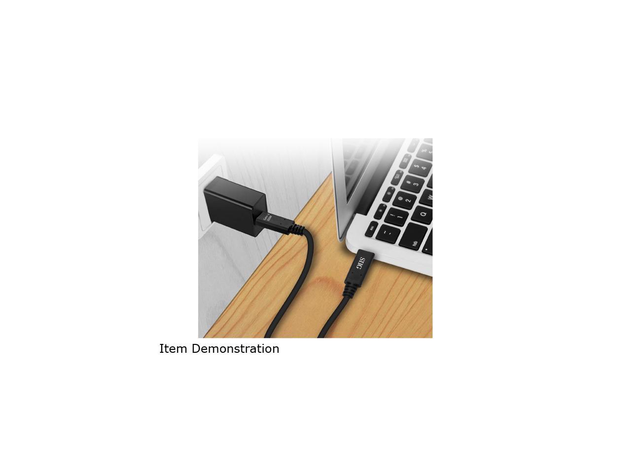 SIIG USB 3.1 Type-C Gen 2 Cable 60W - 1M
