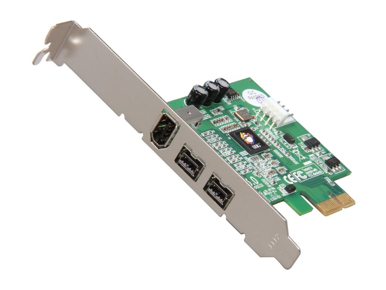 SIIG 3-Port FireWire 800 PCIe Card Model NN-E38012-S3