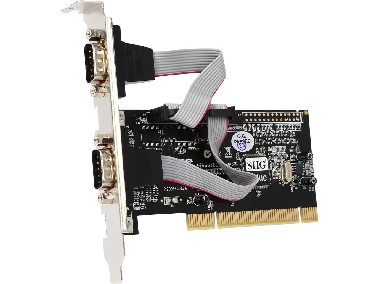 SIIG 2-Port 9-pin Serial Ports PCI Card Model JJ-P20511-S3 - OEM
