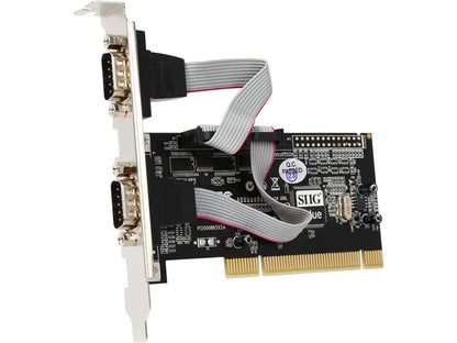 SIIG 2-Port 9-pin Serial Ports PCI Card Model JJ-P20511-S3 - OEM