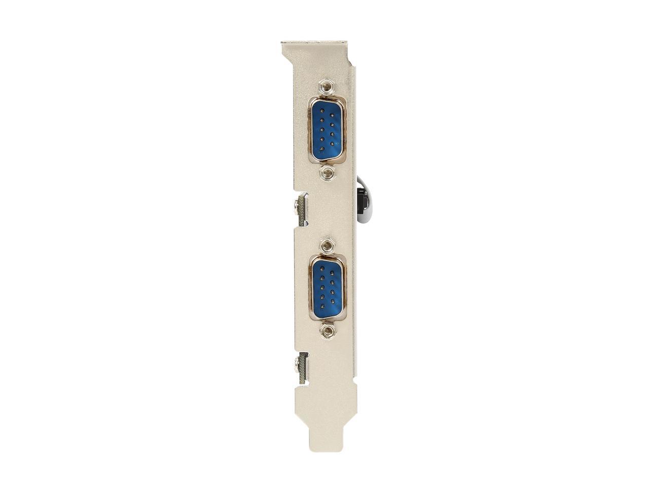 SIIG 2-Port 9-pin Serial Ports PCI Card Model JJ-P20511-S3 - OEM