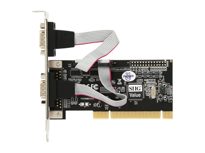 SIIG 2-Port 9-pin Serial Ports PCI Card Model JJ-P20511-S3 - OEM
