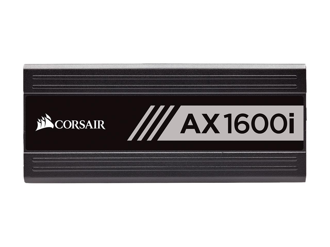 CORSAIR AXi Series AX1600i CP-9020087-NA 1600W ATX 80 PLUS TITANIUM Certified Full Modular Digital ATX Power Supply