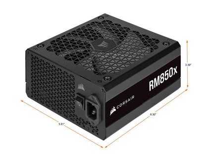 CORSAIR RMx Series (2021) RM850x CP-9020200-NA 850 W ATX12V / EPS12V 80 PLUS GOLD Certified Full Modular Power Supply