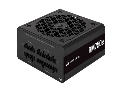 CORSAIR RM750e Fully Modular Low-Noise ATX Power Supply - ATX 3.0 & PCIe 5.0 Compliant - 105°C-Rated Capacitors - 80 PLUS Gold Efficiency - Modern Standby Support