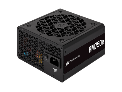 CORSAIR RM750e Fully Modular Low-Noise ATX Power Supply - ATX 3.0 & PCIe 5.0 Compliant - 105°C-Rated Capacitors - 80 PLUS Gold Efficiency - Modern Standby Support