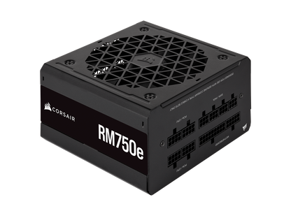 CORSAIR RM750e Fully Modular Low-Noise ATX Power Supply - ATX 3.0 & PCIe 5.0 Compliant - 105°C-Rated Capacitors - 80 PLUS Gold Efficiency - Modern Standby Support