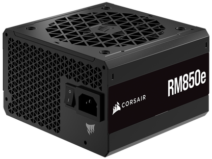 CORSAIR RM850e Fully Modular Low-Noise ATX Power Supply - ATX 3.0 & PCIe 5.0 Compliant - 105°C-Rated Capacitors - 80 PLUS Gold Efficiency - Modern Standby Support