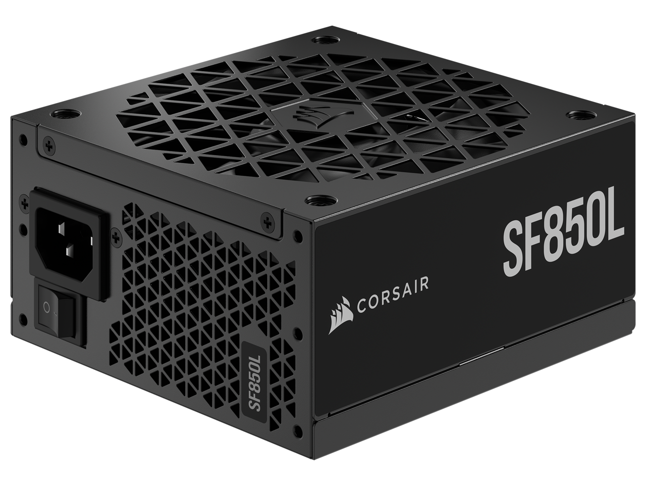 CORSAIR SF850L Fully Modular Low-Noise SFX Power Supply - ATX 3.0 & PCIe 5.0 Compliant - Quiet 120mm PWM Fan - 80 PLUS Gold Efficiency - Zero RPM Mode - 105°C-Rated Capacitors